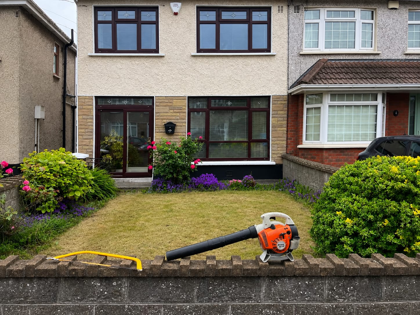 Garden after - neat and tidy
